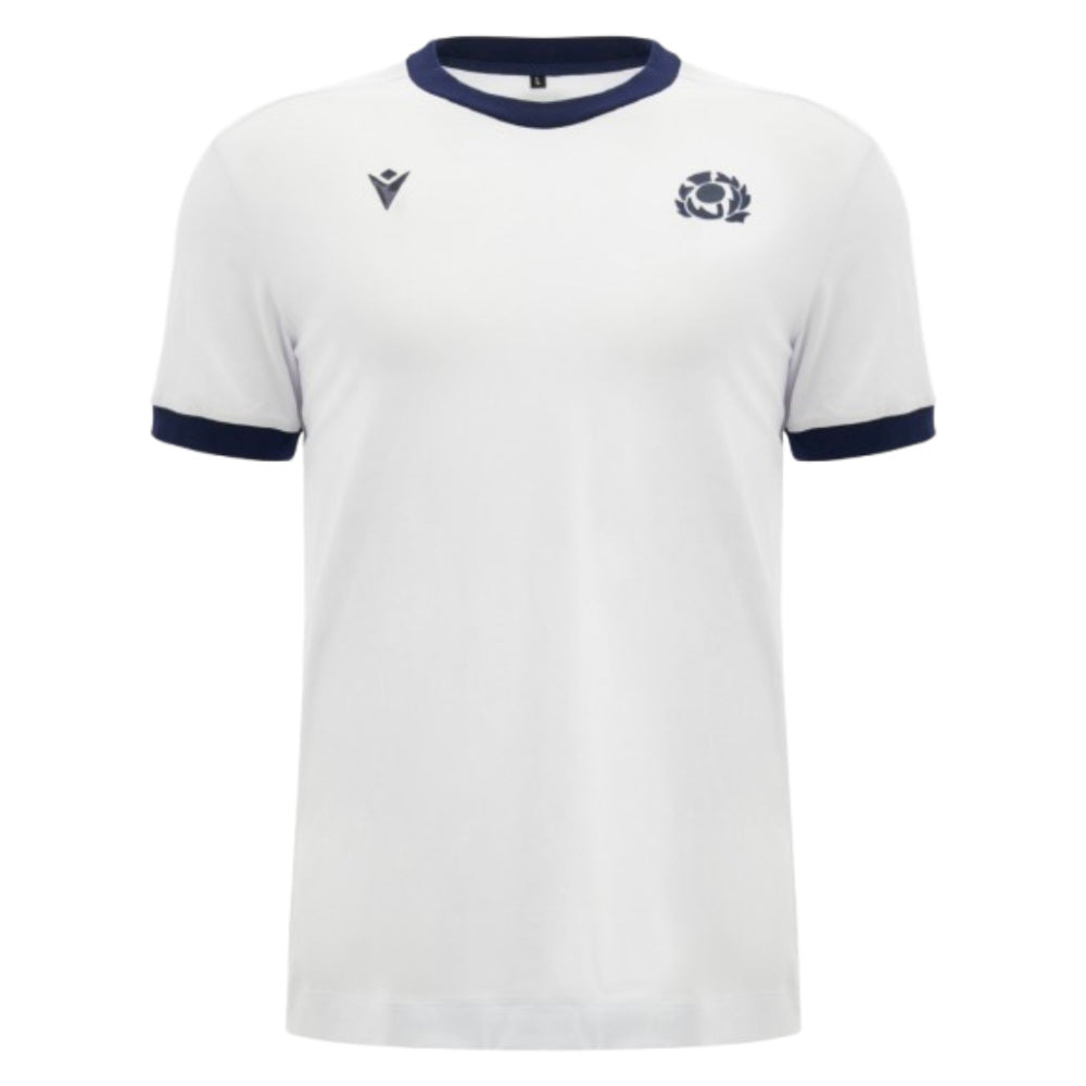 2026-2027 Scotland Rugby Ath Cotton T-Shirt (White)_0