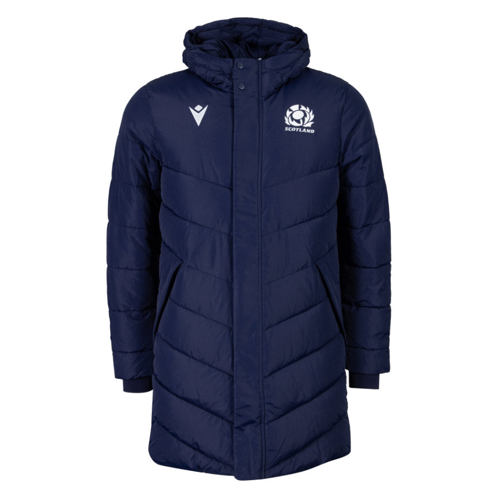 2026-2027 Scotland Rugby Long Bench Padded Jacket (Navy)_0