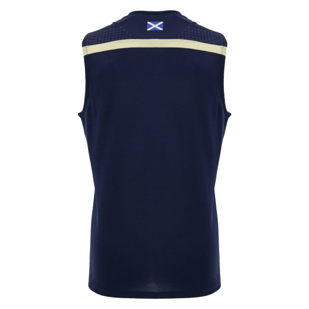 2026-2027 Scotland Rugby Poly Sleeveless Shirt (Navy) - Kids_2