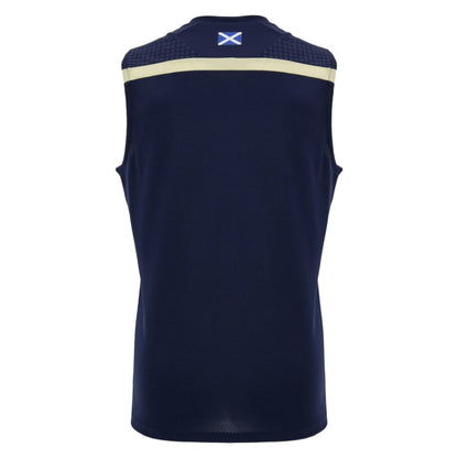2026-2027 Scotland Rugby Poly Sleeveless Shirt (Navy) - Kids_2