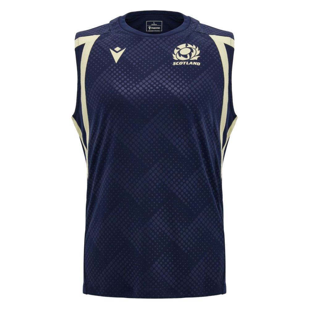 2026-2027 Scotland Rugby Sleeveless Training Shirt (Navy)_0