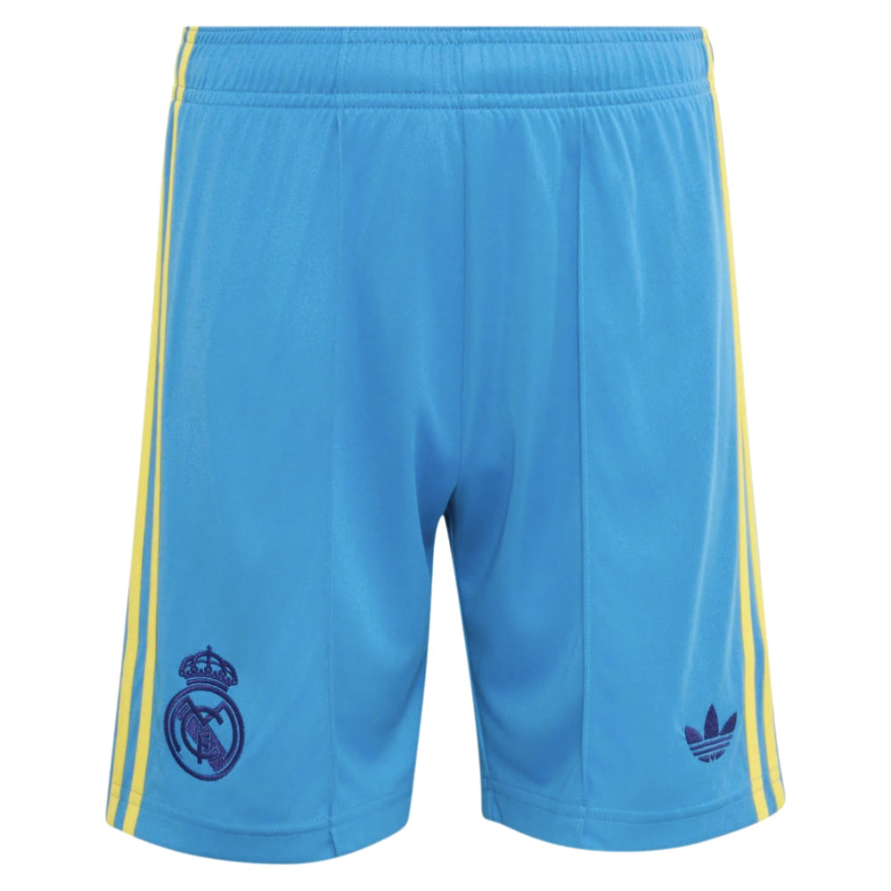 2026-2027 Real Madrid Away Goalkeeper Shorts (Super Blue) - Kids_0