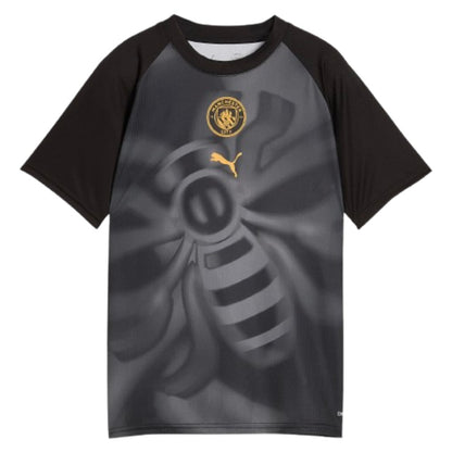2026-2027 Man City Warm Up Jersey (Black) - Kids_0