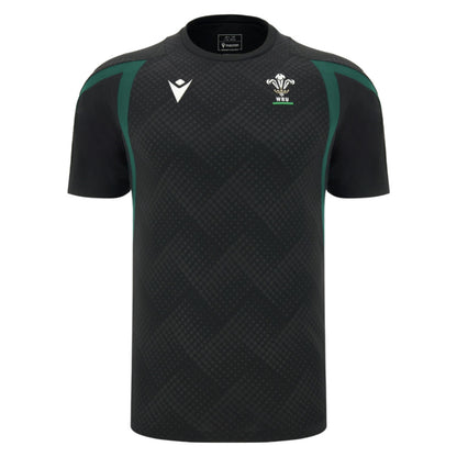2026-2027 Wales WRU Rugby Player Training Shirt (Black) - Kids_0