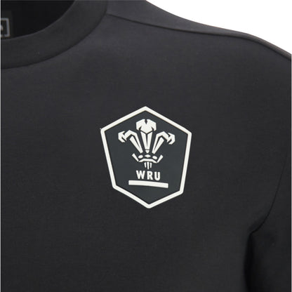 2026-2027 Wales WRU Rugby Athleisure Travel Shirt (Black)_2