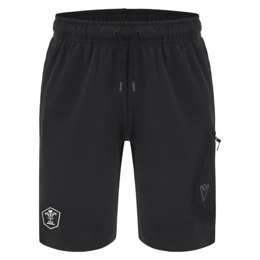 2026-2027 Wales WRU Bermuda Travel Shorts (Black)_0