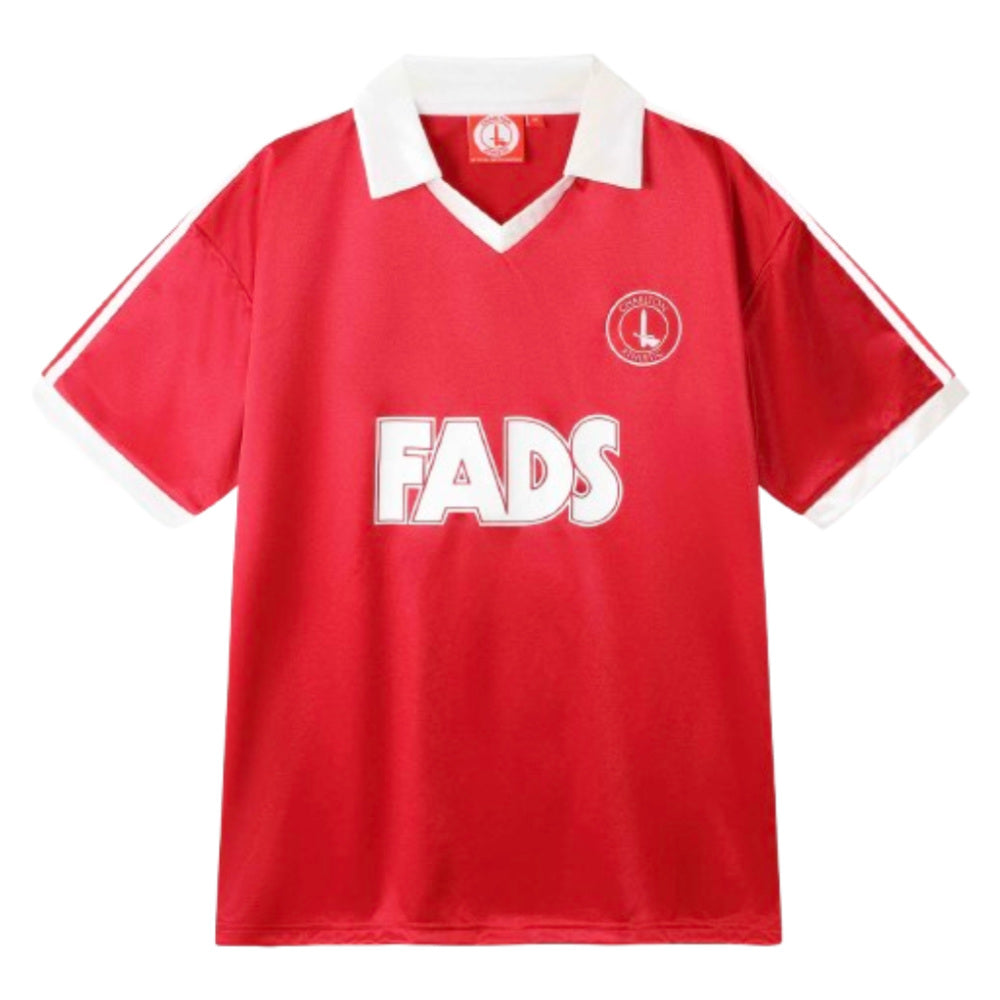1981-1982 Charlton Home FADS Retro Shirt_0