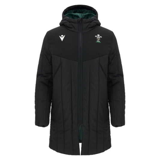 2026-2027 Wales WRU Travel 3/4 Padded Jacket (Black)_0