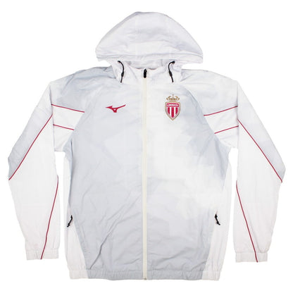 2026-2027 AS Monaco Hooded Anthem Jacket (White)_0