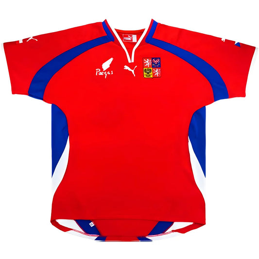 Czech Republic 2000-02 Home Shirt (XL) (Mint)_0