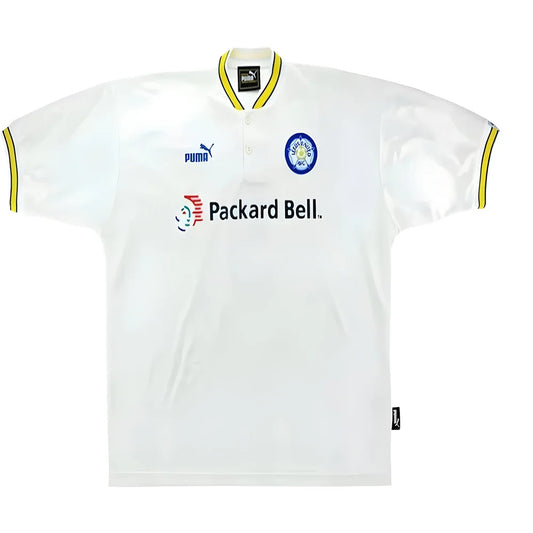 Leeds United 1996-99 Home Shirt (M) (Excellent)_0