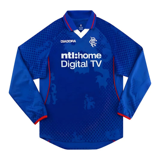 Rangers 2002-2003 Long Sleeved Home Shirt (XL) (Excellent)_0