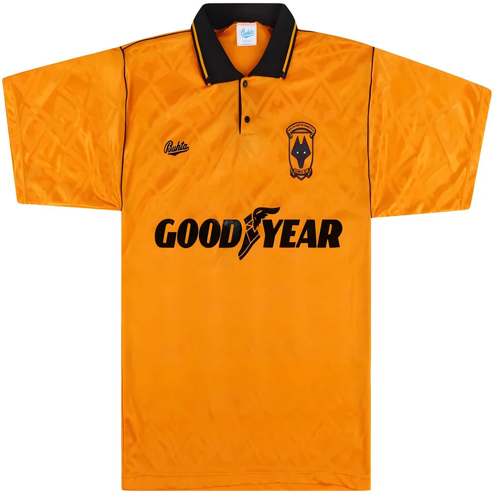Wolves 1990-92 Home Shirt (L) (Very Good)_0