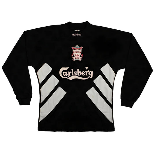Liverpool 1994-96 Long Sleeve Goalkeeper Home Shirt (M) (Excellent)_0