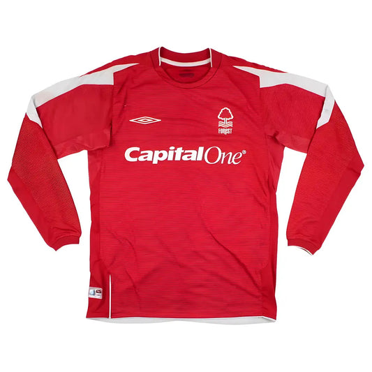 Nottingham Forest 2004-05 Long Sleeve Home Shirt (S) (Excellent)_0