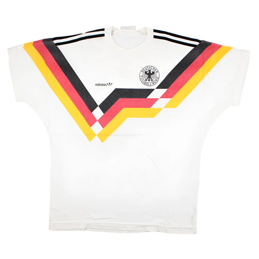 Germany 1990-92 Adidas Supporters Home T-Shirt (L) (Excellent)_0