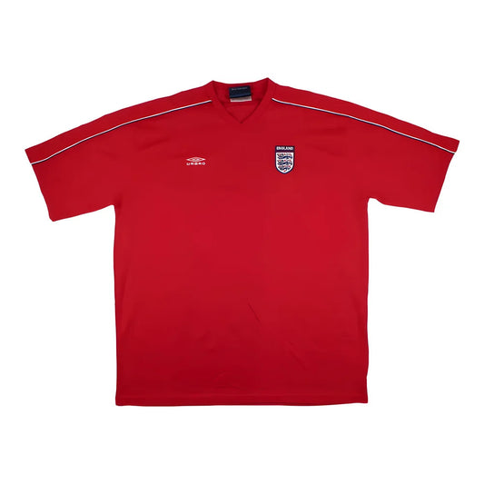 England 2000s Umbro Training Shirt (XXL) (Very Good)_0