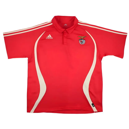 Benfica 2005-2006 Adidas Polo Shirt (XXL) (Excellent)_0