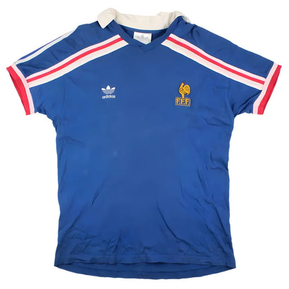 France 1986-90 Home Shirt (L) (Excellent)_0