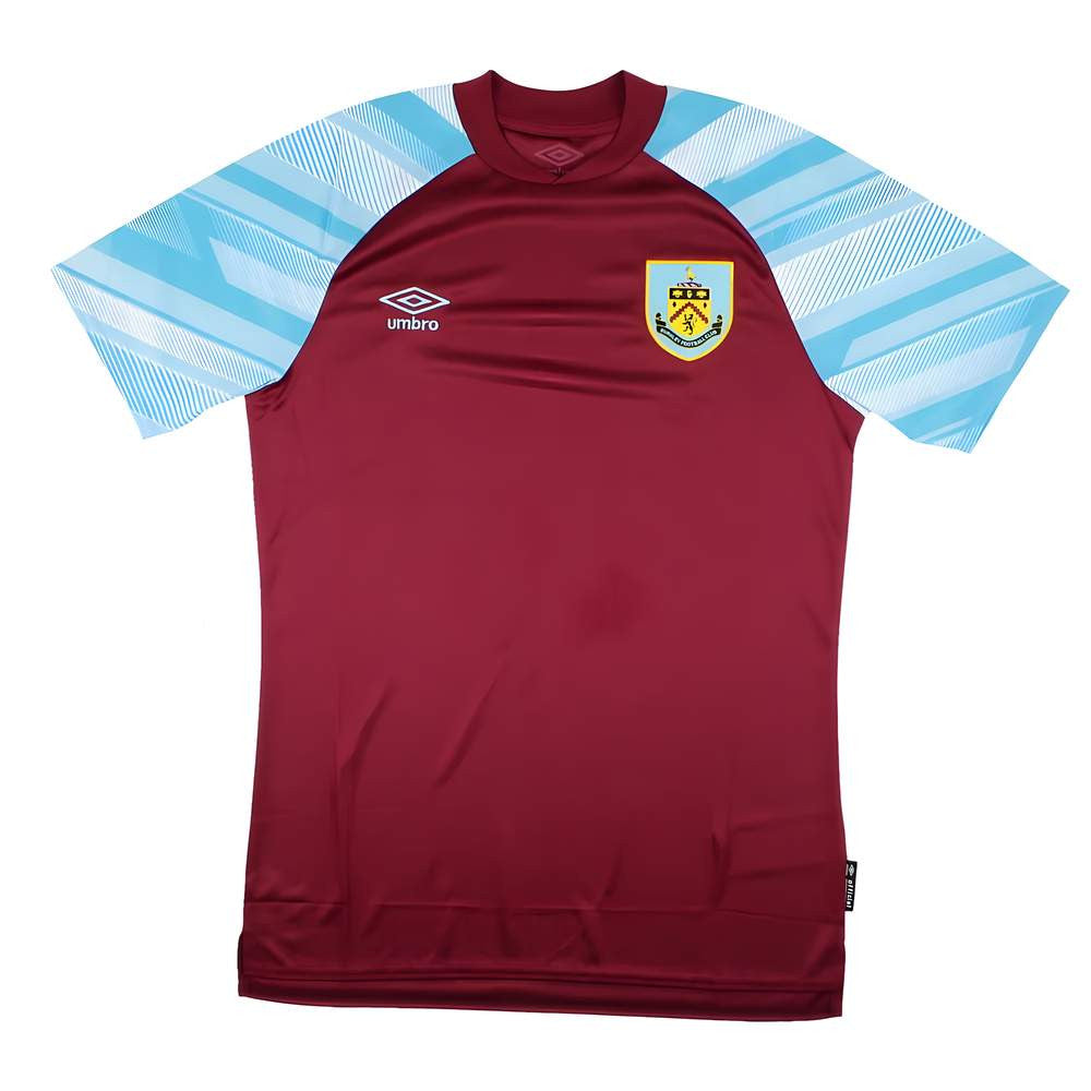 Burnley 2021-22 Home Shirt (Sponsorless) (L) (Mint)_0