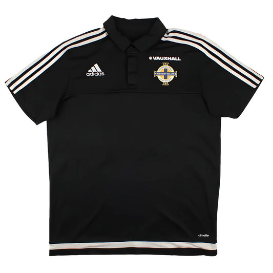 Northern Ireland 2016-17 Adidas Polo Shirt (L) (Very Good)_0