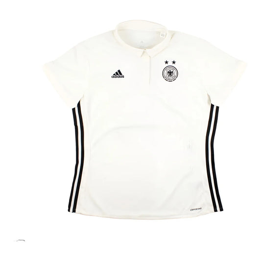 Germany 2016-17 Womens Adidas Polo Shirt (Womens L) (Good)_0