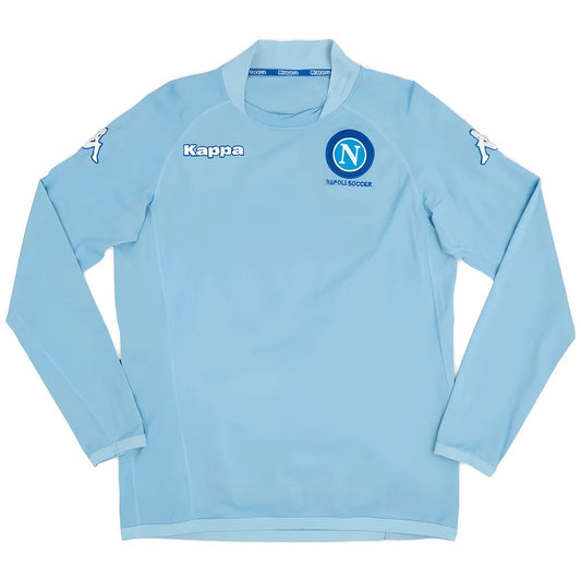 Napoli 2004-05 Long Sleeve Home Shirt (M) (Excellent)_0