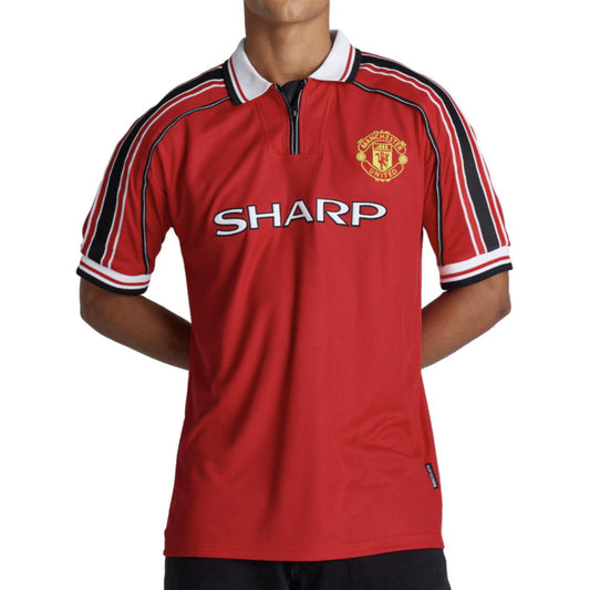 Manchester United 1998-2000 Retro Home Shirt (L) (BNWT)_0