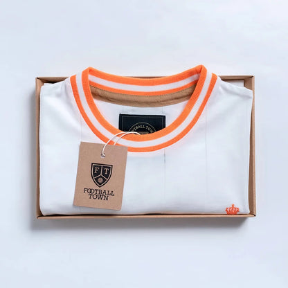 Vintage Holland De Leeuw White Soccer Jersey_2