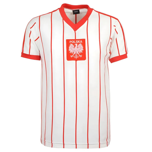 Poland 1982 World Cup Football Shirt_0