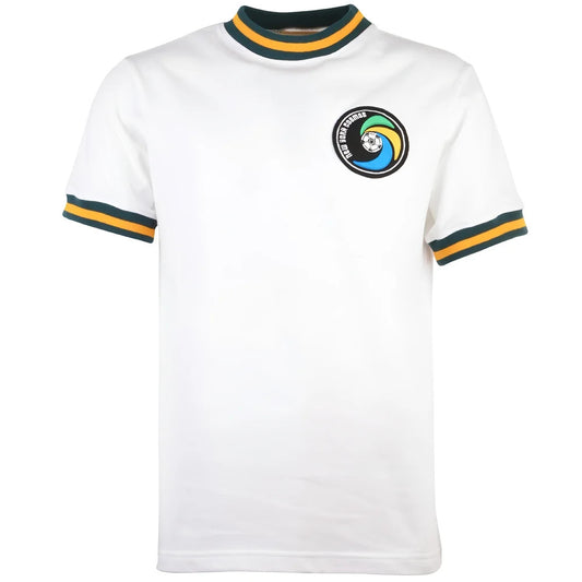 New York Cosmos 1977 Practise Retro Football Shirt_0