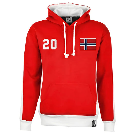 Norway Number 20 Retro Hoodie_0