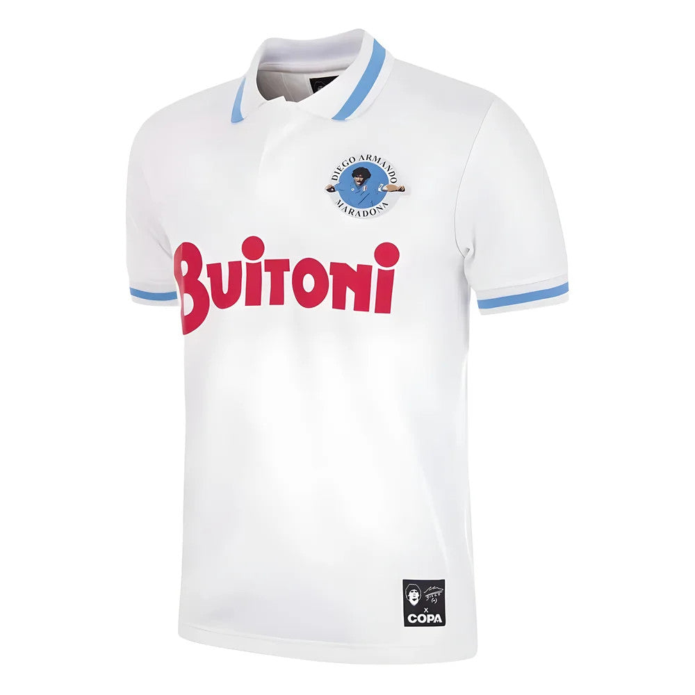 Maradona X COPA Napoli 1986-87 Away Retro Football Shirt_0