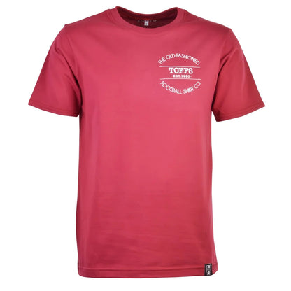TOFFS: The Old Fashioned Football Shirt Co - Maroon T-Shirt_0