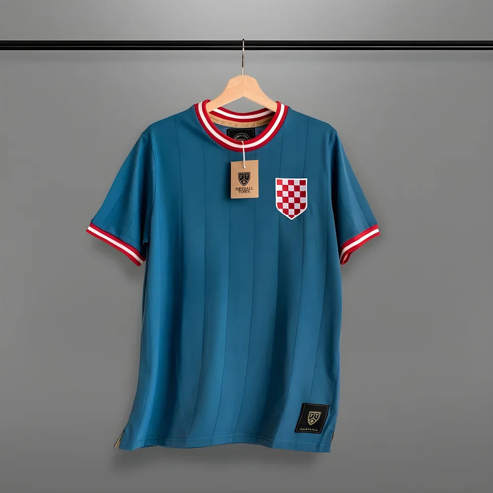 Vintage Croatia Kockasti Soccer Jersey_0