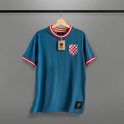 Vintage Croatia Kockasti Soccer Jersey_0