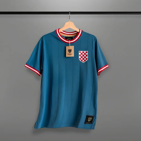 Vintage Croatia Kockasti Soccer Jersey_0