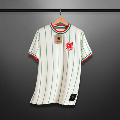 Vintage Wales The Dragon Away Soccer Jersey_4