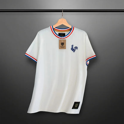 Vintage France Les Bleus Away Soccer Jersey_0