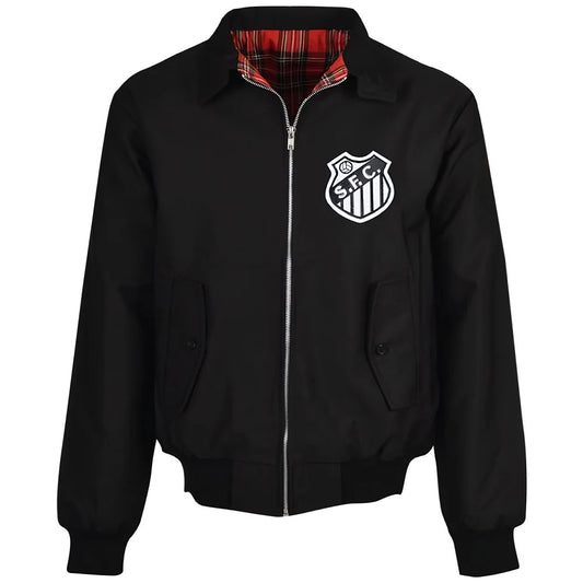 Santos Black Harrington Jacket_0