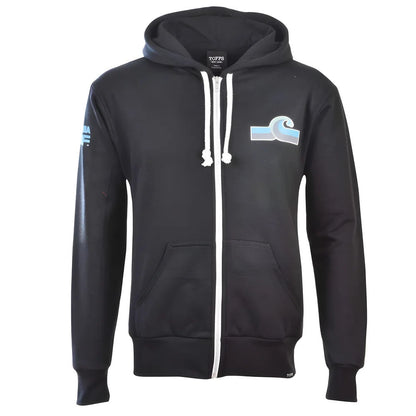 NASL: California Surf Zipped Hoodie - Black_0