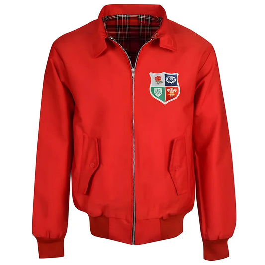 British & Irish Lions 1970's Red Harrington Jacket_0
