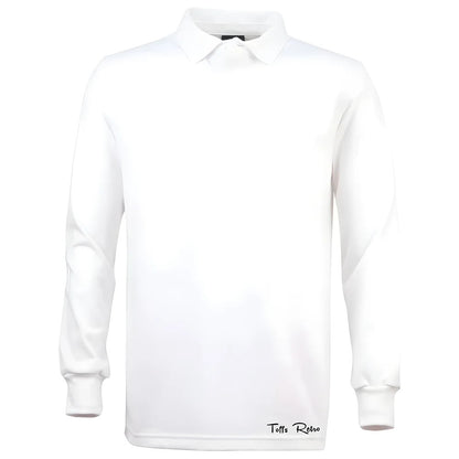 TOFFS Classic Retro White Long Sleeve Rugby Style Shirt_0