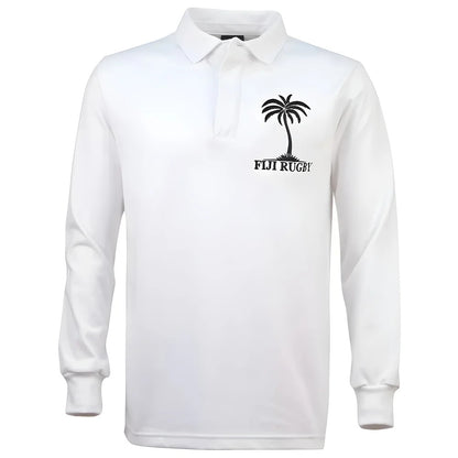 Fiji 1970 Vintage White Rugby Shirt_0