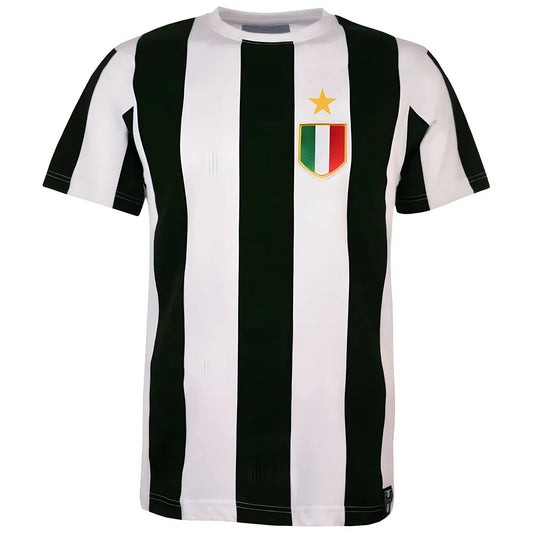 Juventus 12th Man T-Shirt - Black/White Stripe_0