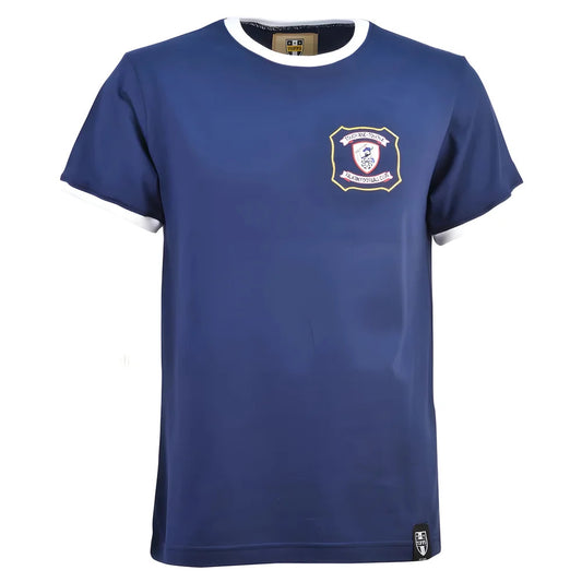 Falkirk 12th Man T-Shirt - Navy/White Ringer_0