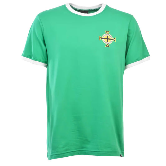Northern Ireland 12th Man T-Shirt - Green/White Ringer_0