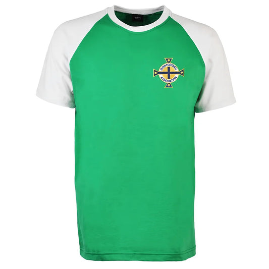 Northern Ireland Raglan Sleeve Green/White T-Shirt_0