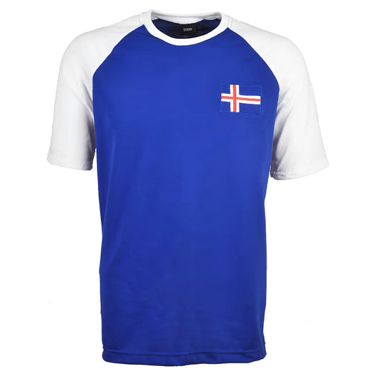 Iceland Raglan Sleeve Royal/White T-Shirt_0