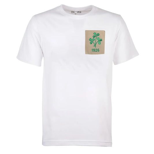 Republic of Ireland Shamrock 1926 White T-Shirt_0